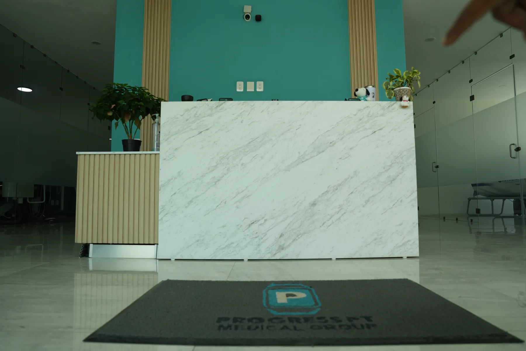 Clinic welcome desk